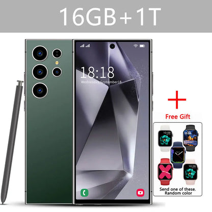 S24 Ultra Smart Mobile Phones Smartphone 5G Dual SIM Snapdragon 8 gen 3 Cell Phone 16G 1TB Android Global Version Cellphones