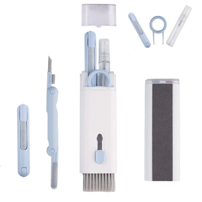 7-in-1 Keyboard & Earbuds Cleaner – All-in-One Kit for AirPods, Laptops & Headsets