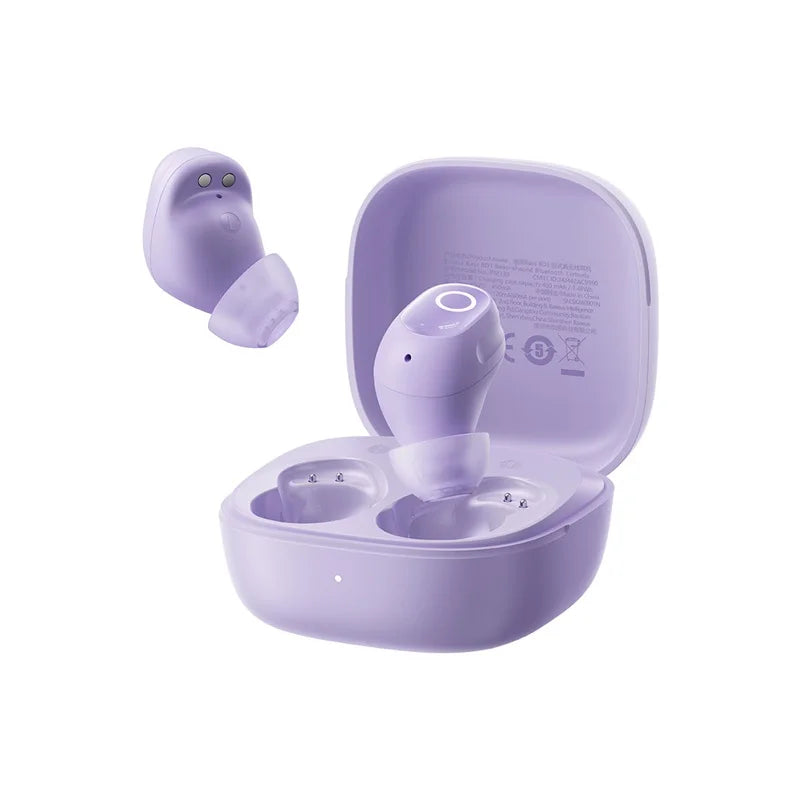 Baseus Bass BD1 Wireless Earphones Bluetooth 5.4 Mini Bean Earbuds 38H Playtime IP55 Waterproof Sports Headphones