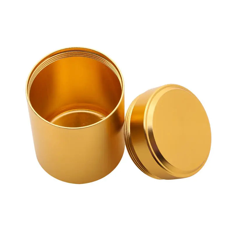 Mini Metal Box Tea Can Small Travel Portable Container Jar Sugar Coffee Caddy Organizer Household Storage Supplies