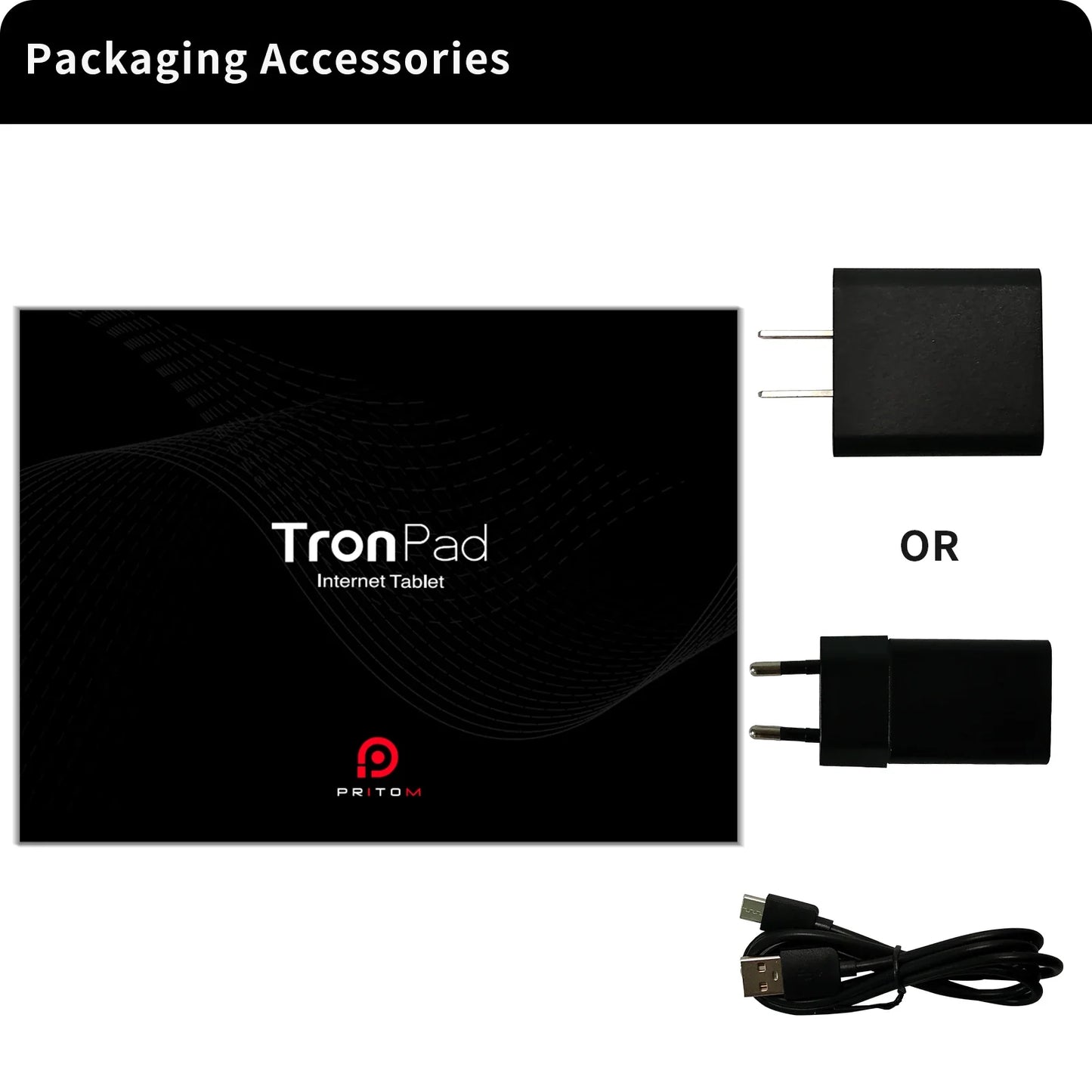PRITOM 10 Inch Tablet PC Android 13, 64GB, SIM Slot, 3G Call, GPS