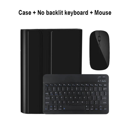 Magic Keyboard & Wireless Mouse Case for iPad & Tablet