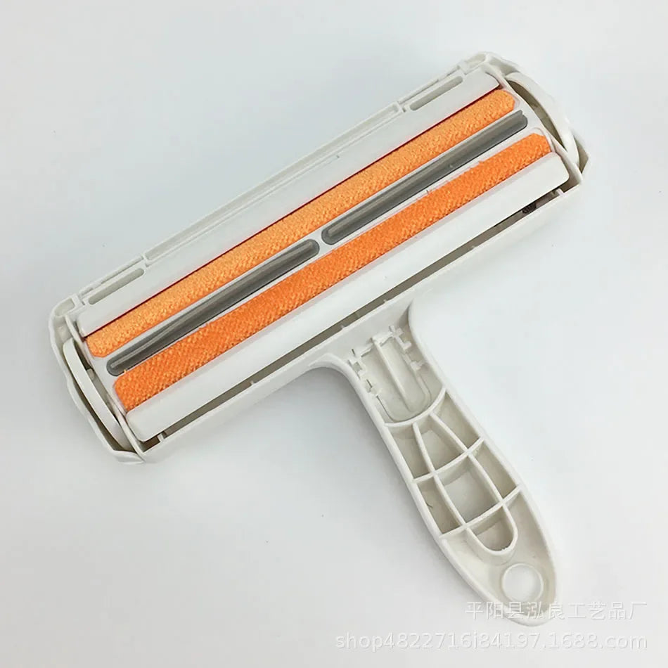 Reusable Pet Hair Remover Roller – Self-Cleaning Tool for Dog & Cat Fur on Furniture & Upholstery