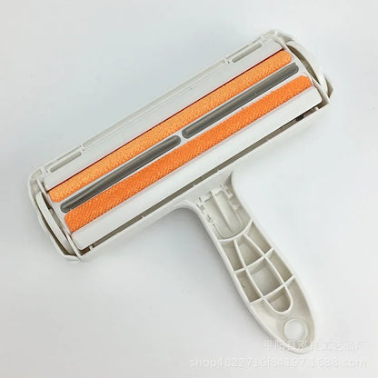 Reusable Pet Hair Remover Roller – Self-Cleaning Tool for Dog & Cat Fur on Furniture & Upholstery