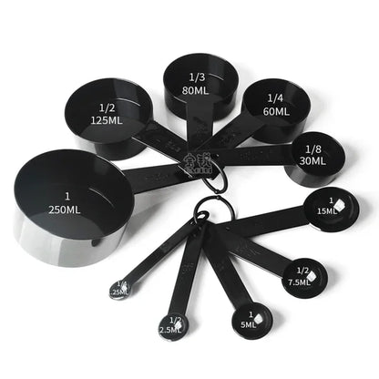 A Full Set of Measuring Cups & Spoons for Kitchen