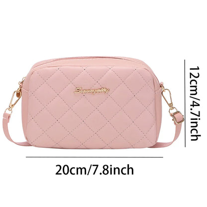 Tassel Small Messenger Bag for Women – Trendy Lingge Embroidery Camera Shoulder Bag