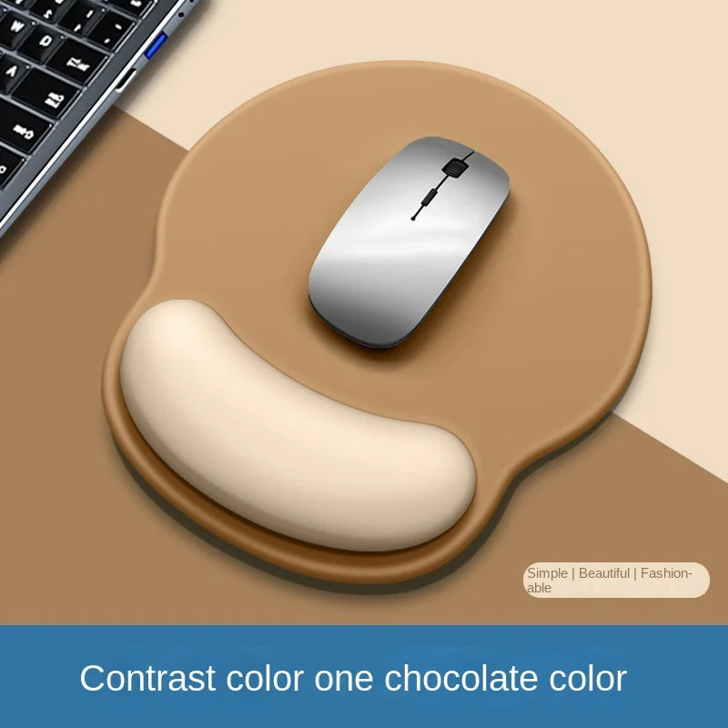 Gradient Mouse Pad with Logo - Female Wrist Support Silicone Pad