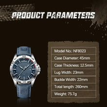 Men's Quartz Leather Strap Waterproof Calendar Clock Watch