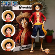 28cm One Piece Anime Figure - Confident Smiley Luffy Face Changing Action Figurine Model