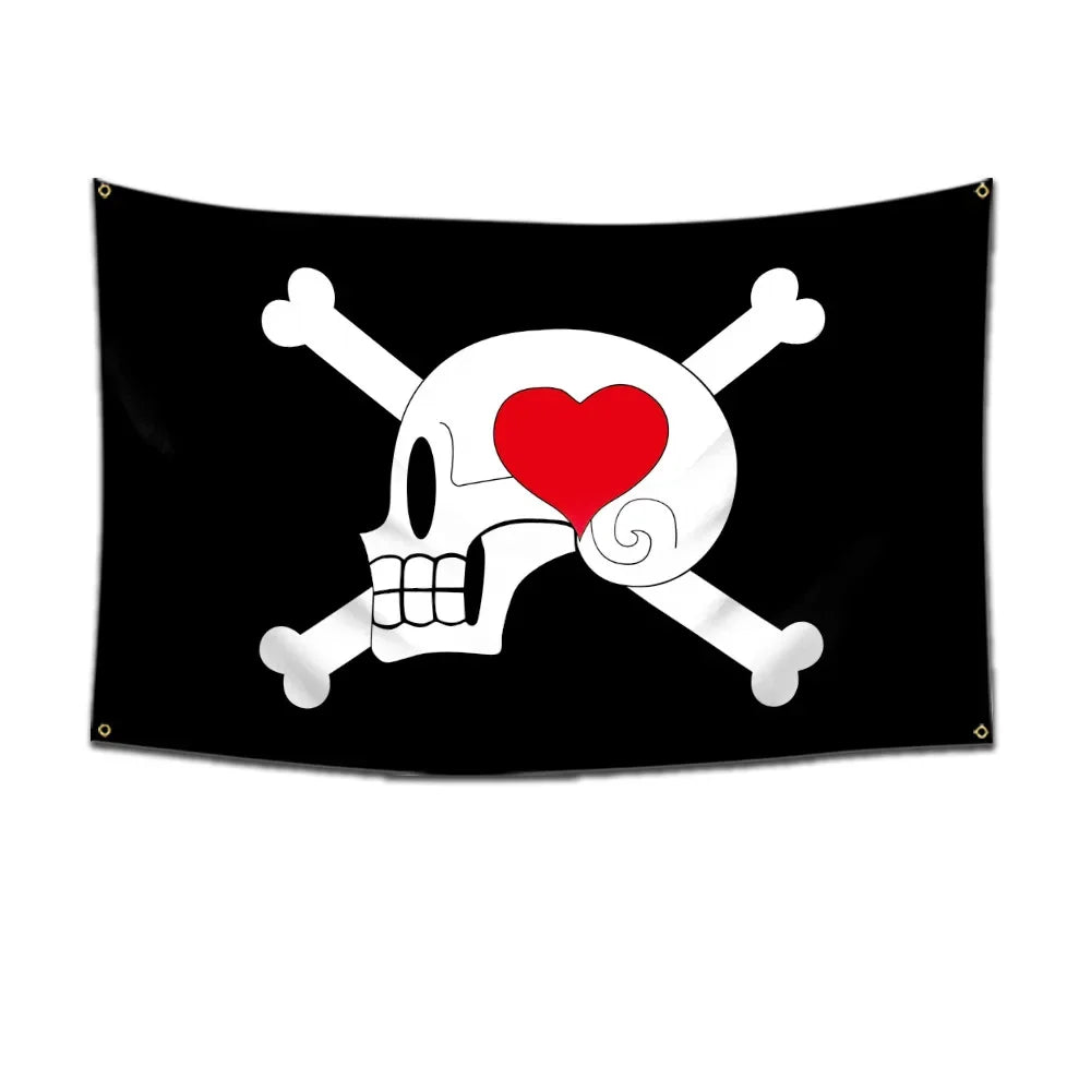 One Piece Jolly Roger Flags 🏴‍☠️ Decoration