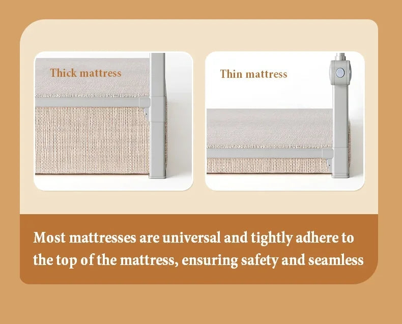 Bed Guardrail Adjustable Baby Safety Bed Barrier Anti-Fall Baby Crib Bumper Handrail Bed Safety Rails Kids Fall Out Protection