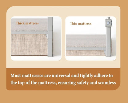 Bed Guardrail Adjustable Baby Safety Bed Barrier Anti-Fall Baby Crib Bumper Handrail Bed Safety Rails Kids Fall Out Protection