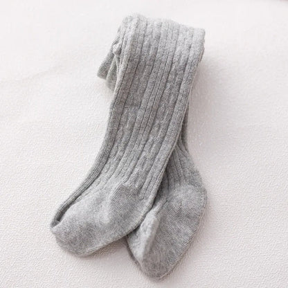 Cute Baby Girls Knit Tights Spring Autumn Winter Toddler Cotton