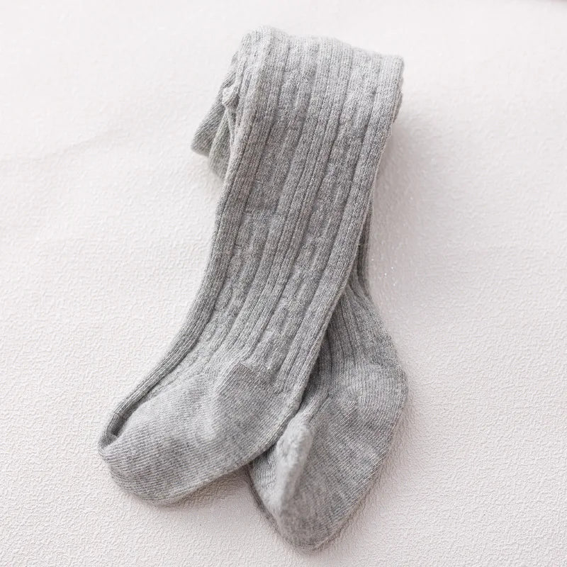 Cute Baby Girls Knit Tights Spring Autumn Winter Toddler Cotton