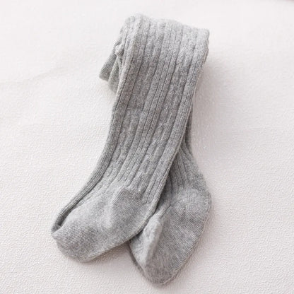 Cute Baby Girls Knit Tights Spring Autumn Winter Toddler Cotton