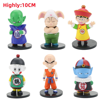 Dragon Ball Z Super Saiyan Son Goku Son Gohan Vegeta Broly Piccolo Majin Buu Action Figure Set Anime Figurines Model Gifts Toys