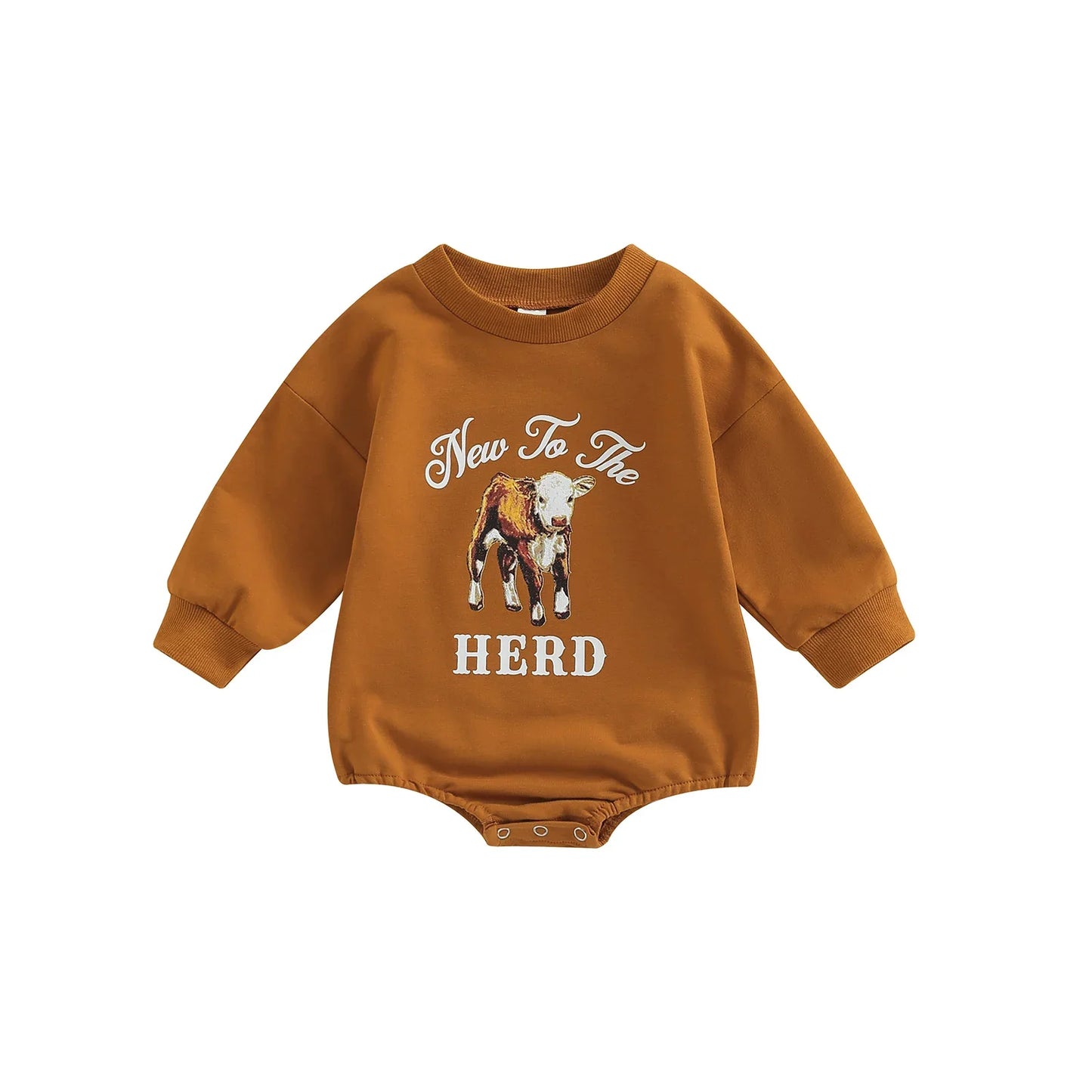 Citgeett  Unisex Baby Letter Print Jumpsuit – Long Sleeve Bodysuit for Fall