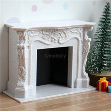 Mini 1/12 Scale Retro Fireplace Model Dollhouse Miniature Furniture Decoration Ornament for Blyth BJD Doll Accessories Toy