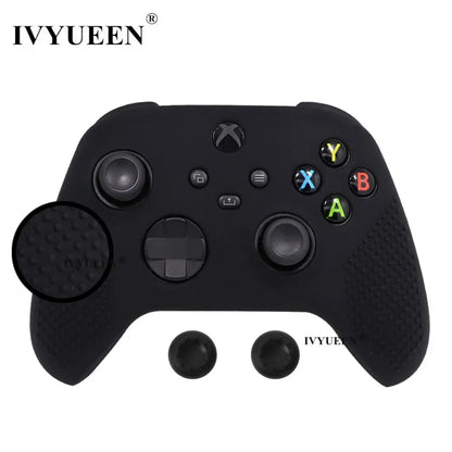 IVYUEEN MixColor Protective Silicone Skin for XBox Series S X XSS XSX Controller ThumbStick Grip Caps Gamepad Protector Cover