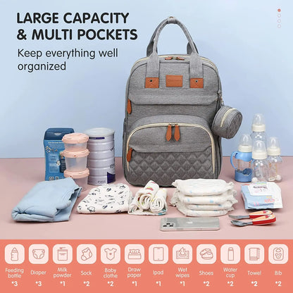 3-in-1 Diaper Bag & Baby Bed