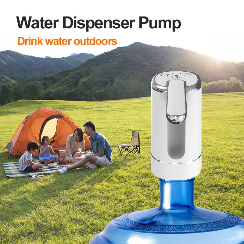 Foldable Electric Water Dispenser with Button Control