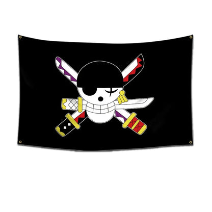 One Piece Jolly Roger Flags 🏴‍☠️ Decoration