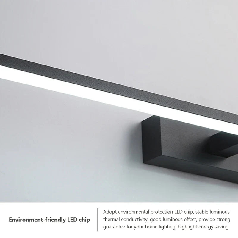 Modern LED Bathroom Mirror Light Three Colors Wall Lamp
