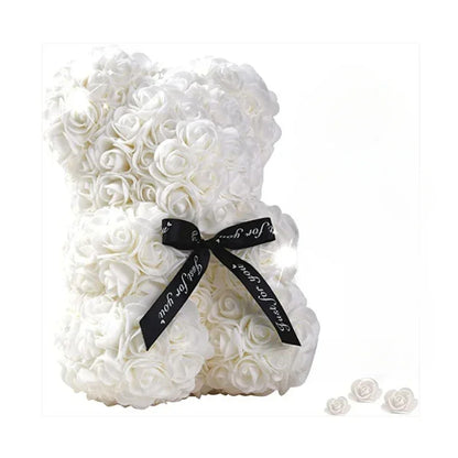 Artificial Flower Eternal Rose Teddy Bear Valentine's Day Anniversary Gifts