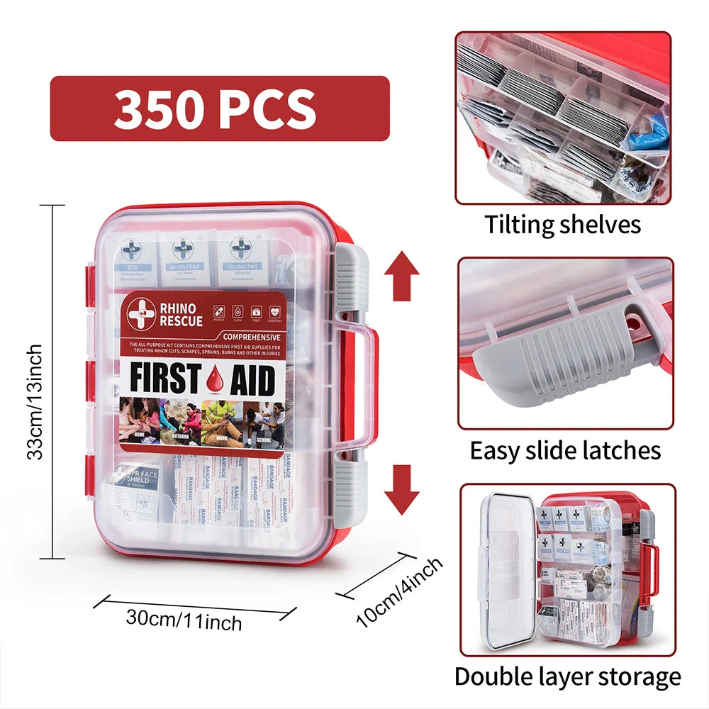 RHINO RESCUE 350-Piece OSHA