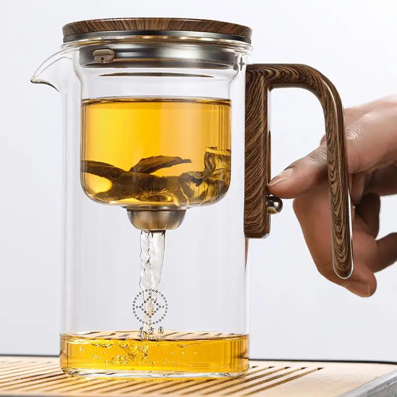 PureBrew Glass Teapot – Elegant Infusion for Perfect Herbal Tea