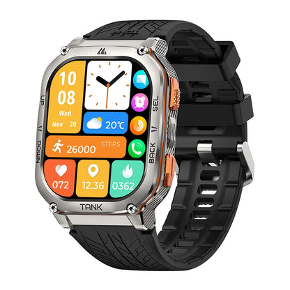 2025 Original KOSPET TANK M3 Smartwatches Men Smart Watch 480mAh AMOLED AOD Bluetooth Call Waterproof Electronic Digital Watches
