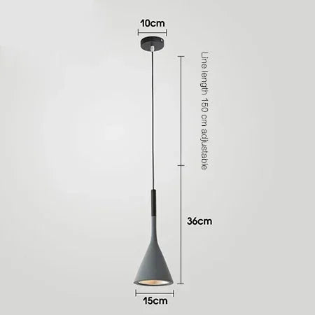 White Light LED Hanging Lamp for Dining & More