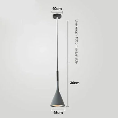 White Light LED Hanging Lamp for Dining & More