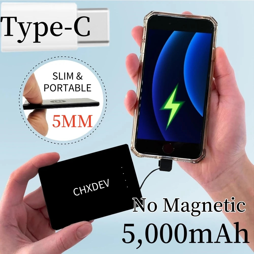 Ultra-Thin 8000mAh Power Bank for Phones