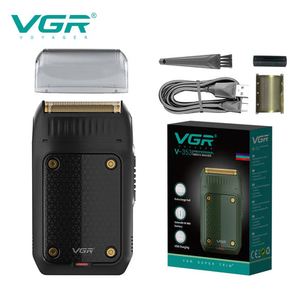 VGR 353 Razor Electric Shaver Professional Hair Trimmer Rechargeable Razors Portable Beard Trimmer Mini Hair Shaver for Men