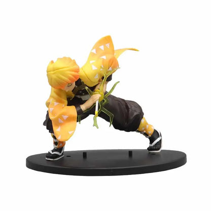 Demon Slayer Anime Figure – Tanjirou, Zenitsu & Kyoujurou PVC Action Model Toy for Kids Gift