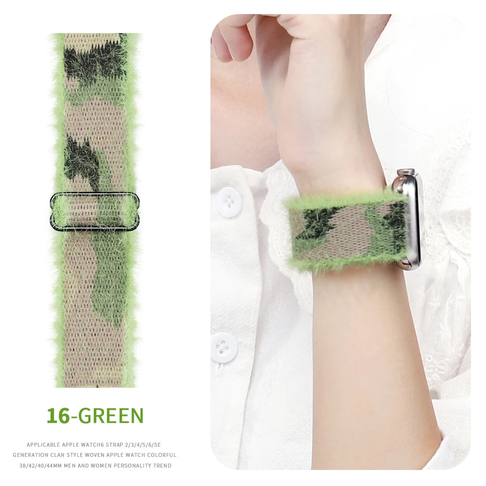 Nylon Stretchable Sport Apple Watch Strap