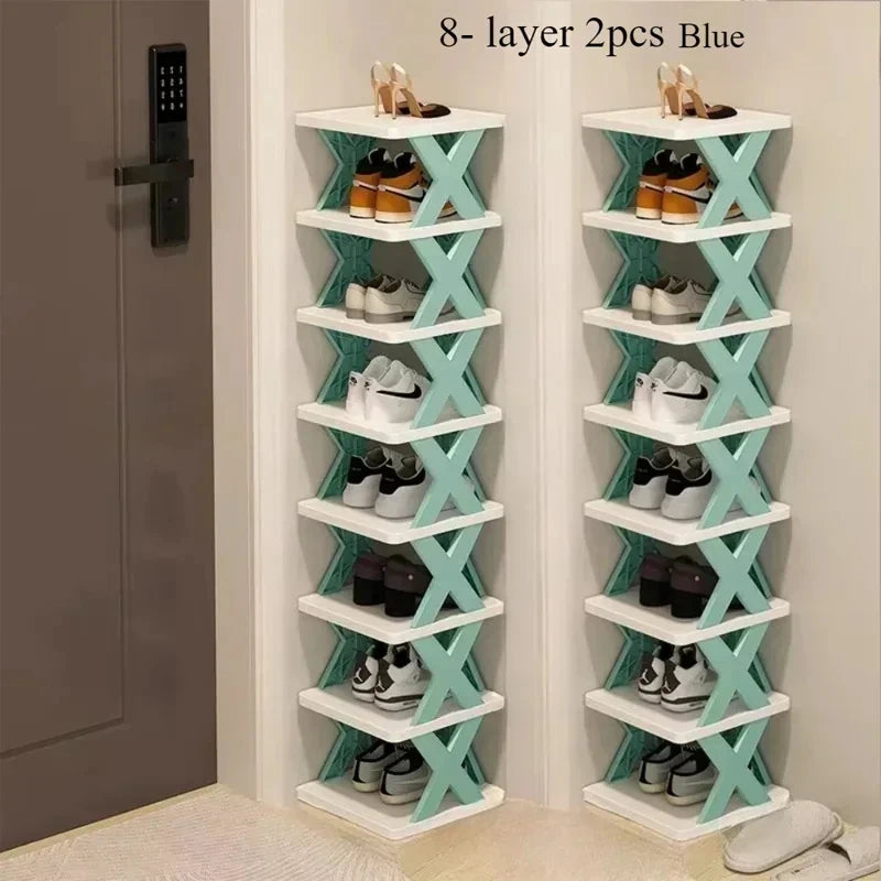 Shoe Storage Shelf Shoe Rack Organizer Organizers Racks Indoor Storage Furniture Bedroom Multi-Layer Detachable Storage Cabinet