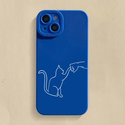 Cute Cartoon Matchman Matte Silicone Phone Case For iPhone 16 11 12 13 14 15 Pro Max XR XS X 7 8 Plus SE 2020 Soft Back Cover