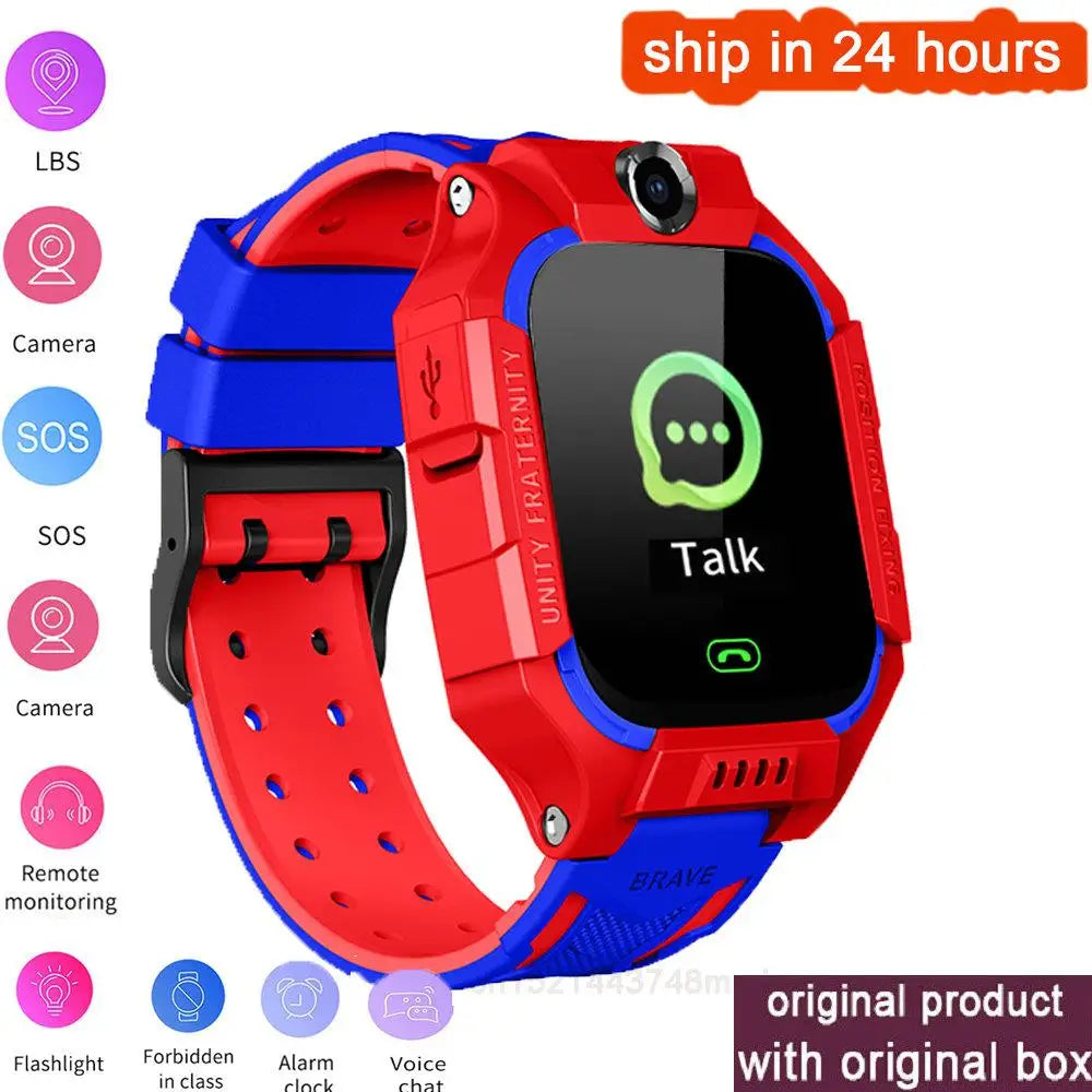 Smartwatch for Kids – GPS Tracker, SOS, Camera & Phone Functions