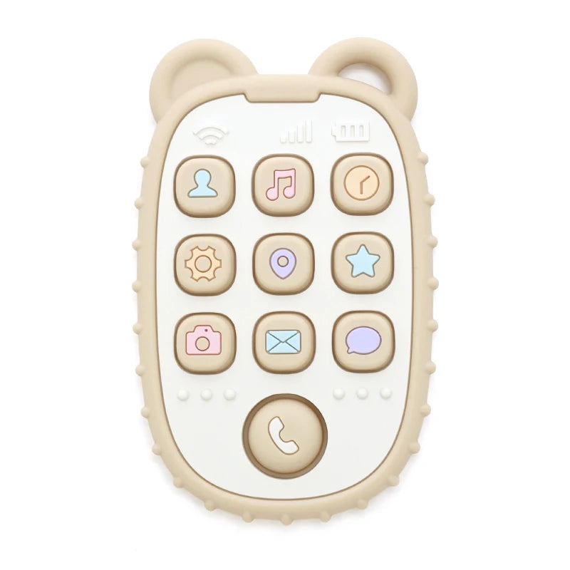 Chewable Baby Phone Toy – Soft Teether & Learning Fun for Infants