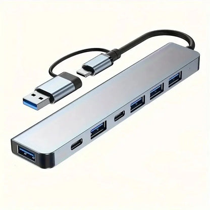 VIENON 7-in-1 USB C Hub Aluminum USB Splitter for Enhanced Connectivity