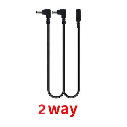 Miwayer Daisy Chain Cables 1 to 2-10 Ways Guitar Effect Pedal Power Supply Adapter 9V DC 1A Reinforced Noiseless Center Negative