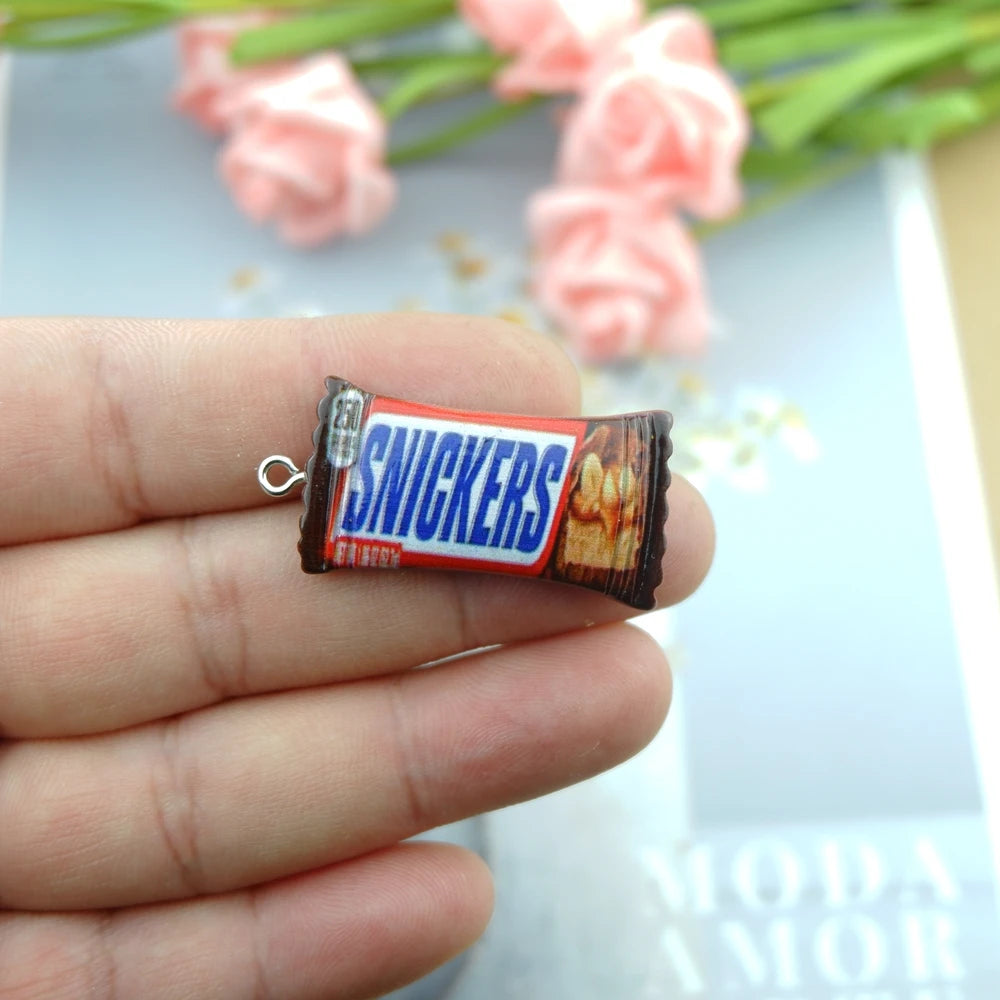 Cute Chocolate Candy Charms for Jewelry Making Diy Earring Bracelet Pendant Accessories Findings Phone Making Wholesale Bulk