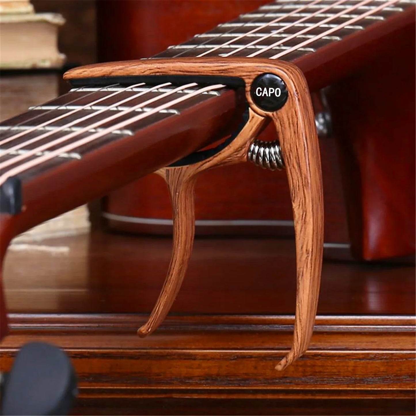 Guitar Capo Metal 1PCS Aluminum Alloy Guitar Tuner Clamp Professional Key Trigger Capo for Acoustic Electric Musical Instruments