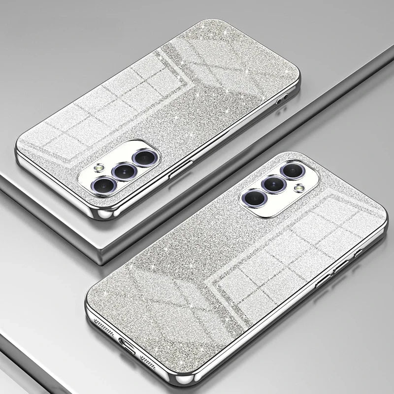 Soft Silicone Shockproof Glitter Electroplated Phone Case For Samsung Galaxy