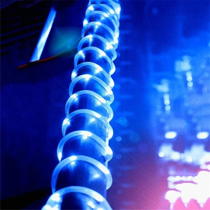 Solar Tube Rope LED Light – Outdoor Garden Christmas Decoration Garland