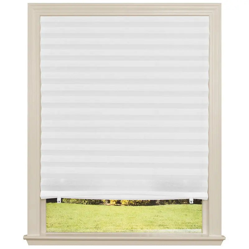 1Pc Self-adhesive Pleated Blinds Bathroom Balcony Shades Half Blackout Windows Curtains for Bedroom Living Room Balcony
