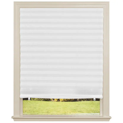 1Pc Self-adhesive Pleated Blinds Bathroom Balcony Shades Half Blackout Windows Curtains for Bedroom Living Room Balcony