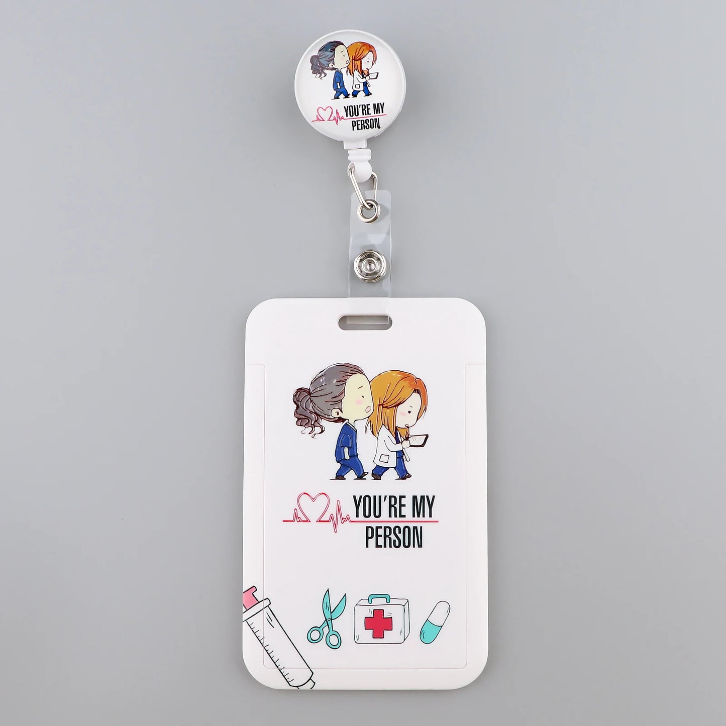 LB2290 Nurse Neck Strap Lanyards for ID Cards and Keys